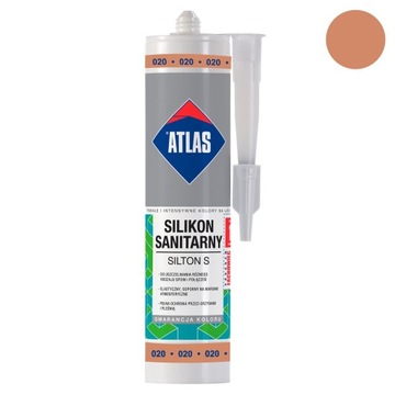 Atlas silikon sanitarny SILTON S (beżowy - 020) - 280 ml