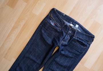 MANGO __ PIĘKNE SPODENKI JEANS __ R. 38/M