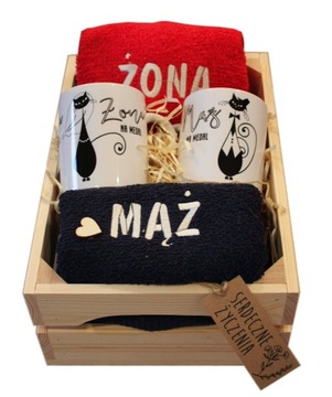 Свадебный подарок Полотенца кружки Господин Миссис Жена Муж