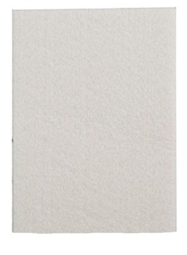 Podkładki filcowe pod meble krzesła stołki DUŻE białe 9 cm x 13 cm grube