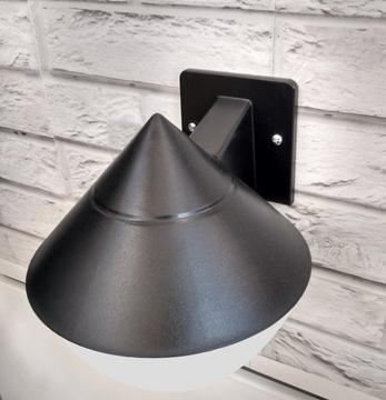 Садовый светильник Настенный светильник черный 1xE27