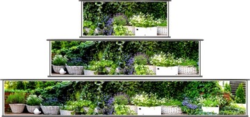 на заказ ПОКРЫТИЕ НА БАЛКОН, FLORAL LAND принт