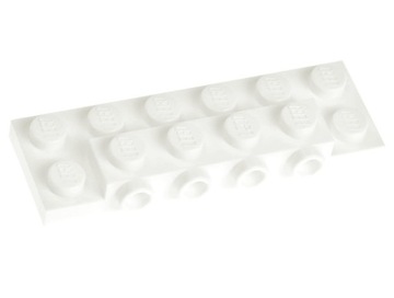 14649 LEGO 87609 4560929 płytka 2x6x2/3 biały 1szt