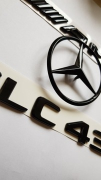 Mercedes C E A CLA GLA C63 Черный значок AMG