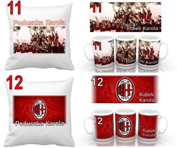 AC MILAN ПОДУШКА + КРУЖКА + НАБОР ИМЕНИ