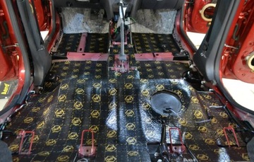 СтП Акцент 10мм шумоизоляционный коврик, утеплитель крыши обшивки двери автомобиля