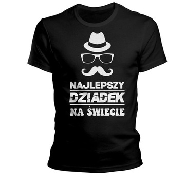 koszulka NAJLEPSZY DZIADEK NA ŚWIECI czarna r. 3XL