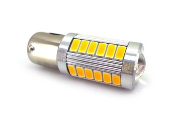 LED BAU15S 12V CANBUS PY21W 1300lm pomarańczowa
