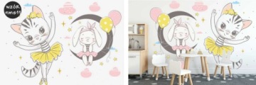 Детские наклейки на стенах