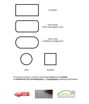 ЭКСКЛЮЗИВНАЯ скатерть на заказ, СТОЙКАЯ К ПЯТНАМ, цвет ЛЮКС.