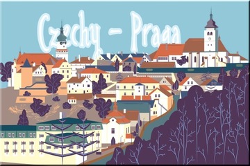 CZECHY PRAGA 02 MAGNES MAGNESY NA LODÓWKĘ DUŻY