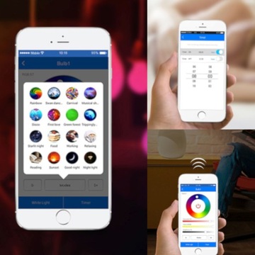 СВЕТОДИОДНАЯ ЛАМПОЧКА MILIGHT SMART RGB+CCT 9 Вт ALEXA YB1