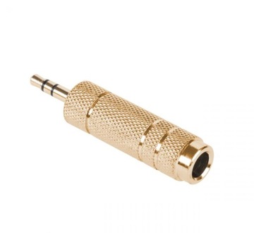 PRZEJŚCIÓWKA WTYK JACK 3,5 mm- GNIAZDO 6,3 mm