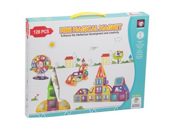 НАБОР МАГНИТНЫХ НЕОДИМОВЫХ БЛОКОВ ИЗ 128 ЭЛЕМЕНТОВ