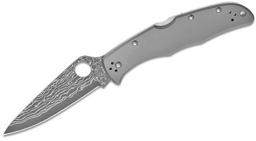 Spyderco Endura 4 Titan Damascus nóż scyzoryk