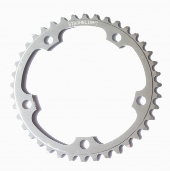 TARCZA SZOSOWA STRONGLIGHT ROZSTAW 130mm 40T WEWNĘTRZNA SREBRNA