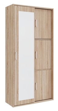 Szafa 100 cm do przedpokoju szer. 40 cm sonoma