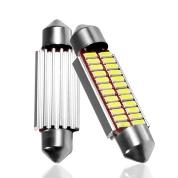 СВЕТОДИОДНАЯ ЛАМПА 24 SMD 4014 C5W C10W CANBUS 41мм 42мм