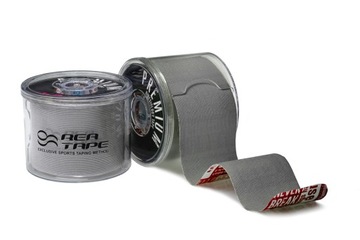 Taśma taśma plastry tejp do tapingu Rea Tape Premium 5mx5cm srebrny
