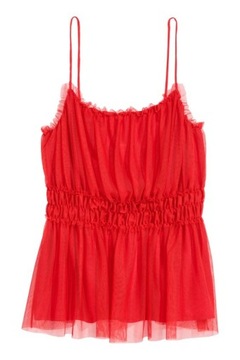 H&M Siateczkowy top na ramiączkach rozm.40 L