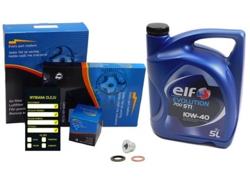 FILTRY + olej ELF 10w40 RENAULT Megane 2 II 1.6 16v