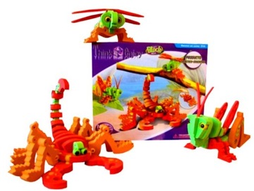 KLOCKI piankowe PRZESTRZENNE PUZZLE 3D OWADY ważka