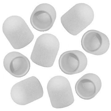 Nakładki białe korund szlachetny 10mm 80g #80 10sz