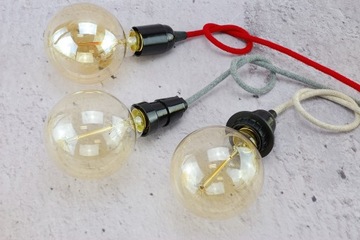 Лампа EDISON G95, большая карбоновая лампа LOFT Spider