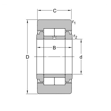 Игольчатый роликоподшипник NUTR 20 X NKE 20x47x24/25