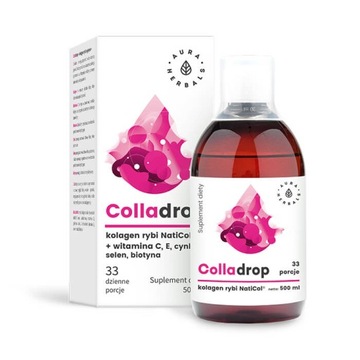 AURA HERBALS Colladrop 500ml | Kolagen + wit. C