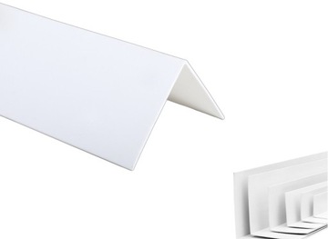 KĄTOWNIK PCV 40 x 40 mm Narożnik PROFIL BIAŁY 2 mb
