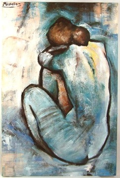 NIEBIESKI AKT___ PICASSO___60/90__