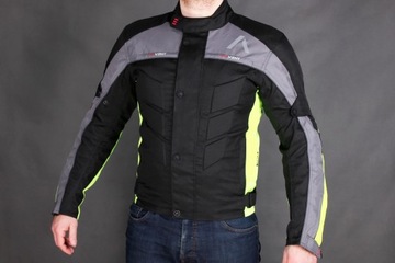 МОТОЦИКЛОВАЯ КУРТКА ADRENALINE PYRAMID, ФЛУО-ЖЕЛТЫЙ