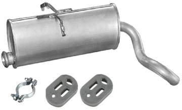 TŁUMIK KOŃCOWY CITROEN BERLINGO 1.1 1.4 1.8 KPL