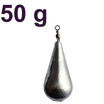 Свинцовая СЛЕЗНАЯ ВЕСА С ПОВОРОТНОЙ ОЛИВКОЙ 50 г