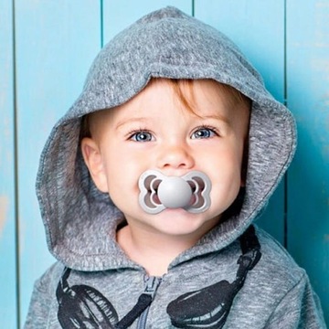 BIBS SUPREME BLUSH Успокаивающая резина гевея 0+