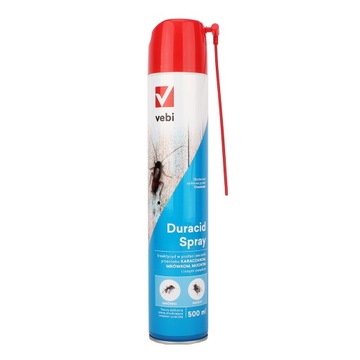 DURACID SPRAY na OSY MUCHY KARALUCHY MRÓWKI 500 ml