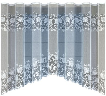 BIAŁA FIRANKA ŻAKARDOWA 160x300 cm 243840/160