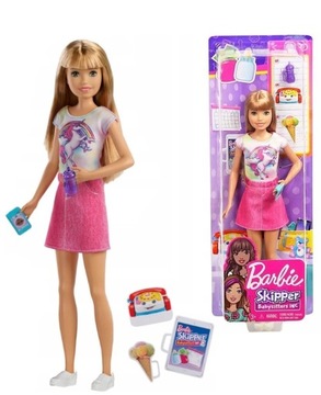 BARBIE LALKA OPIEKUNKA DO DZIECKA FXG91 SKIPPER