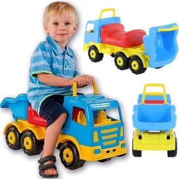 БОЛЬШОЙ САМОСВАЛ 3 В 1 RIDE-ON PUSH АВТОМОБИЛЬ