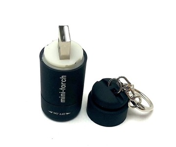 МАЛЕНЬКИЙ USB-ФОНАРИК МИНИ-БАТАРЕЯ СВЕТОДИОДНЫЙ БРЕЛОК ДИОД