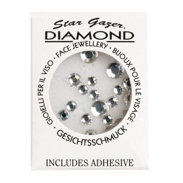 Diamentowe Ozdoby na Twarz STARGAZER Clear
