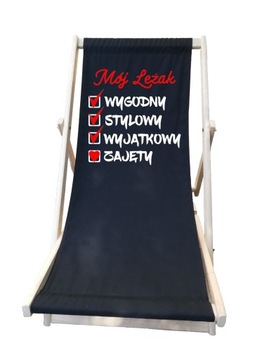 Leżak wzór WYGODNY ZAJĘTY dzień taty ojca dziecka