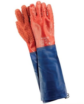 RĘKAWICE Z PCV Z RĘKAWEM 60 CM RPCV60-FISH CN