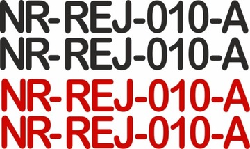 Naklejki Numery Rejestracyjne Na Ponton Jacht