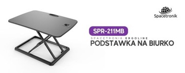 Приподнятая настольная подставка для ноутбука, монитор Spacetronik SPR-211MB