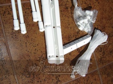 Потолочная сушилка, 1,3 м, 6 МЕТАЛЛИЧЕСКИХ стержней.