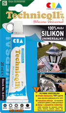 SILIKON UNIWERSALNY TECHNICQLL 20g biały