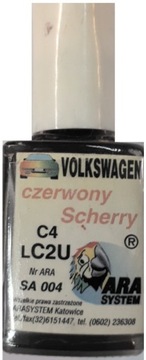 VW LC2U C4 SCHERRYROT LAKIER ZAPRAWKA DO RYS ARA