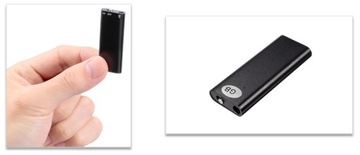 МИНИ-ПЕРЕДНИК С ГОЛОСОВЫМ АКТИВИРОВАНИЕМ ДИКТОФОН 8 ГБ HQ